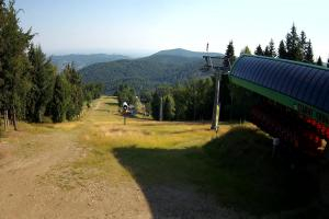 Rzyki Czarny Groń Widok z dolnej stacji