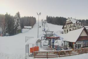 Spytkowice Beskid Ski Widok na stok