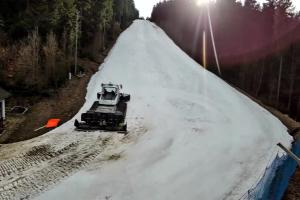Myślenice Myślenice SN Widok na stok