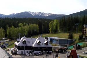 Szklarska Poręba Szrenica Ski Arena Widok na dolną stację wyciągu
