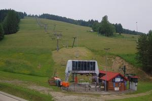 Kamera: Słotwiny Widok na stok Krynica Słotwiny Widok na stok