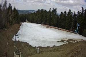 Myślenice Myślenice SN Widok na stok dla początkujących