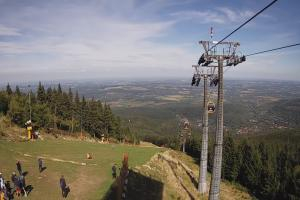 Świeradów Zdrój Ski&Sun Widok na wyciąg
