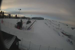 Tylicz Master Ski Widok na dolne partie ośrodka