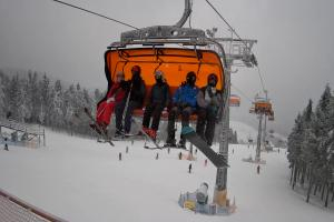 Zieleniec Zieleniec Zieleniec SKI Arena - Widok z górnej stacji