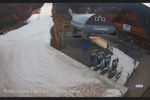 Bielsko Biała Dębowiec Widok z dolnej stacji