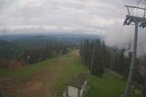 Krynica Jaworzyna Krynicka Widok ze szczytu Jaworzyny Krynickiej (1114 m n.p.m)