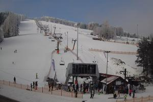 Krynica Słotwiny Widok na stok