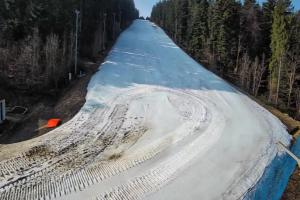 Myślenice Myślenice SN Widok na stok