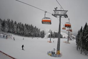 Zieleniec Zieleniec Zieleniec SKI Arena - Widok z górnej stacji