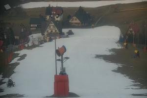 Kamera: Cieńków Widok na stok Wisła Cieńków Widok na stok