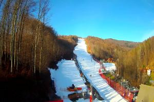 Kamera: STOK – Stacja Narciarska Widok z dolnej stacji Wisła STOK – Stacja Narciarska Widok z dolnej stacji