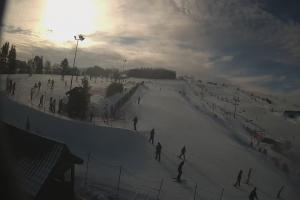 Tylicz Master Ski Widok na dolne partie ośrodka