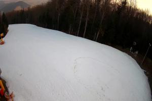 Kasina Wielka Kasina ski Górna stacja kolejki krzesełkowej