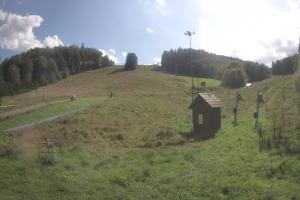Siepraw Siepraw Ski Widok z kamery na stok w Sieprawiu