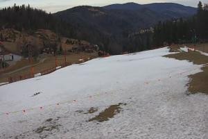 Kamera: Biały Krzyż Widok na stok Szczyrk Biały Krzyż Widok na stok