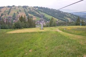 Kamera: Ski Suche Ski Suche - widok z górnej stacji Poronin Ski Suche Ski Suche - widok z górnej stacji