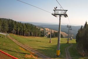 Kamera: Zieleniec Zieleniec SKI Arena - Widok z górnej stacji Zieleniec Zieleniec Zieleniec SKI Arena - Widok z górnej stacji