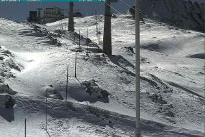 Przełecz Stelvio Passo Stelvio Widok na Górną stację Trincerone