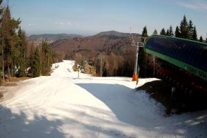 Rzyki Czarny Groń Widok z dolnej stacji
