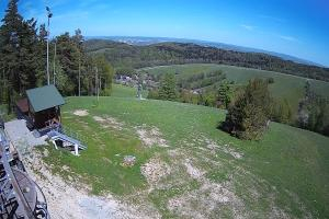 Kiczera KiczeraSki Widok na stok
