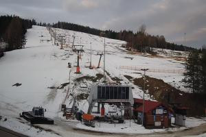 Krynica Słotwiny Widok na stok