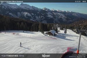 Kamera: Val di Fiemme - Cavalese - Predazzo - Obereggen SkiAreaAlpeLusia - Castelir Slope Val di Fiemme Val di Fiemme - Cavalese - Predazzo - Obereggen SkiAreaAlpeLusia - Castelir Slope