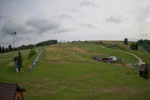 Tylicz Master Ski Widok na dolne partie ośrodka
