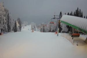 Rzyki Czarny Groń Widok z dolnej stacji