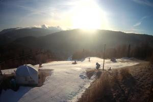 Wisła STOK – Stacja Narciarska Widok z górnej stacji