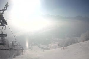 Zakopane Harenda Widok na stok z góry