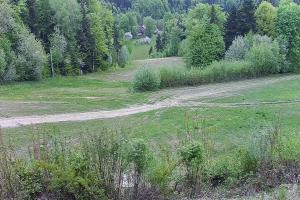 Laskowa-Kamionna Laskowa Ski Widok na stok