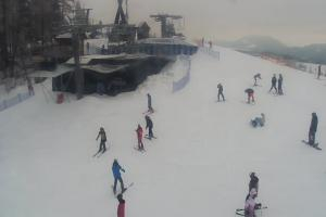 Kluszkowce Czorsztyn Ski Widok z górnej stacji