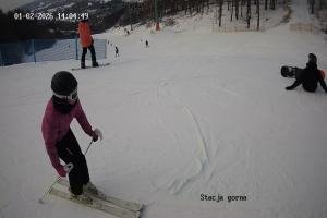Przemyśl Stok narciarski w Przemyślu POSiR  Kamera 1 - Stacja górna