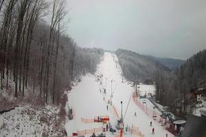 Wisła STOK – Stacja Narciarska Widok z dolnej stacji
