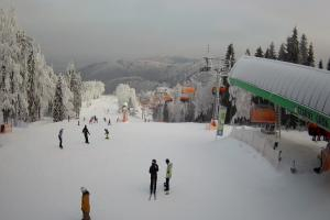 Rzyki Czarny Groń Widok z dolnej stacji