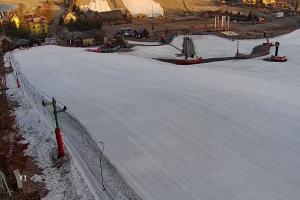 Stężyca Wieżyca Widok na stok