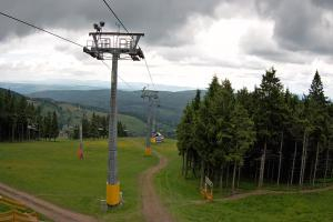 Zieleniec Zieleniec Zieleniec SKI Arena - Widok z górnej stacji