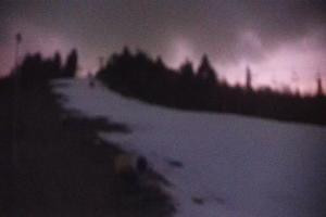 Wisła Cieńków Widok na trasę kolei krzesełkowej