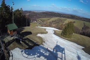 Kiczera KiczeraSki Widok na stok