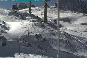 Przełecz Stelvio Passo Stelvio Widok na Górną stację Trincerone