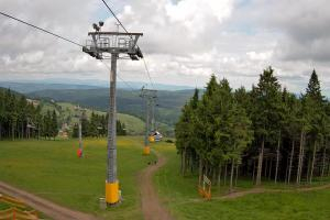 Zieleniec Zieleniec Zieleniec SKI Arena - Widok z górnej stacji