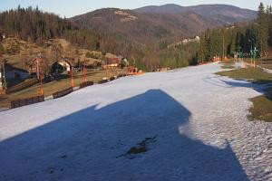 Kamera: Biały Krzyż Widok na stok Szczyrk Biały Krzyż Widok na stok