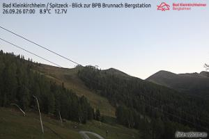 Spitzeck Bad Kleinkirchheim - Spitzeck widok z Biospharenparkbahn Brunnach