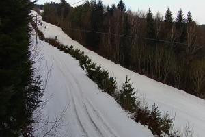 Laskowa-Kamionna Laskowa Ski Widok na stok