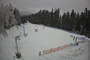 Myślenice Myślenice SN Widok na stok dla początkujących