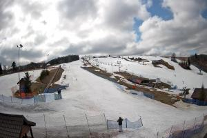 Kamera: Master Ski Widok na dolne partie ośrodka Tylicz Master Ski Widok na dolne partie ośrodka