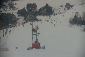 Kamera: Cieńków Widok na stok Wisła Cieńków Widok na stok