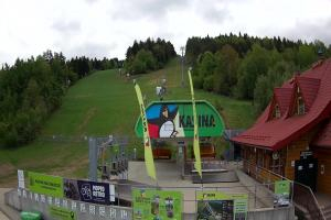 Kasina Wielka Kasina ski Dolna stacja kolejki krzesełkowej