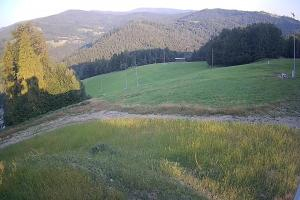 Brenna Ski Dolina Brenna Kamera 2 Widok na trasę narciarska